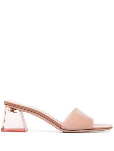 Gianvito Rossi Cosmic 55mm Mules In Neutrals