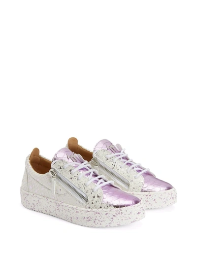 Giuseppe Zanotti Gail Panelled Sneakers In White