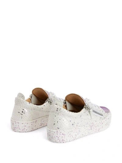 Giuseppe Zanotti Gail Panelled Sneakers In White