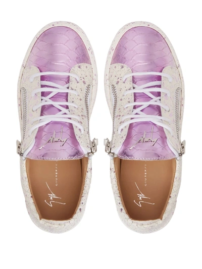 Giuseppe Zanotti Gail Panelled Sneakers In White