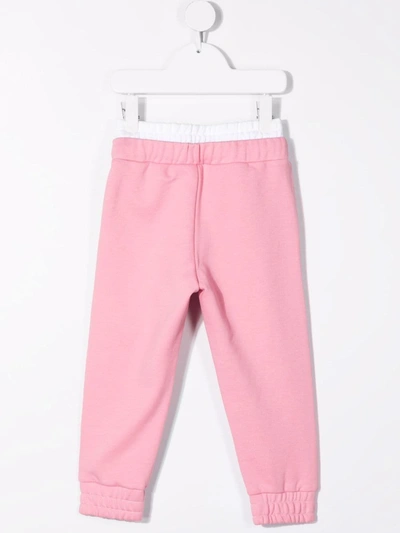 Shop N°21 Logo-patch Trackpants In Pink