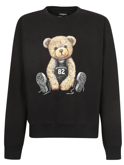 Shop Domrebel Dom Rebel Cotton Sweatshirt In Black
