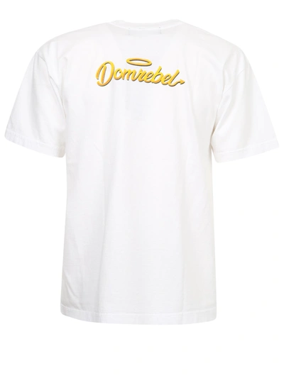 Shop Domrebel Dom Rebel Cotton T-shirt In White