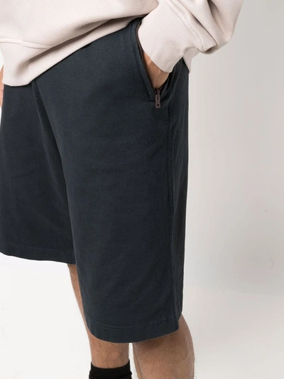 Shop Acne Studios Relaxed-fit Organic Cotton Shorts In Black