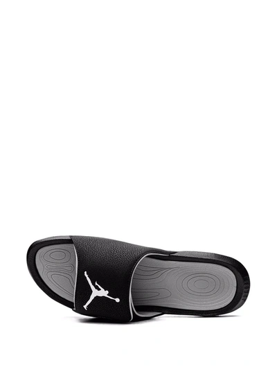 Jordan Hydro 6 "black/white/wolf Grey" Sneakers In Black