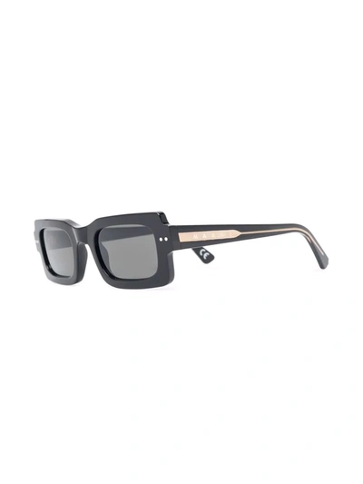 Shop Marni Eyewear Square-frame Tinted Sunglasses In Black