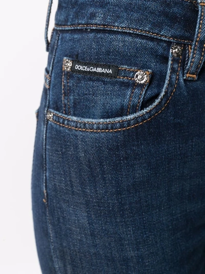 Shop Dolce & Gabbana High-rise Skinny Jeans In Blue