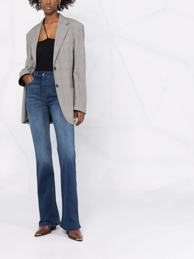 PATRIZIA PEPE HIGH-WAISTED BOOTCUT JEANS 