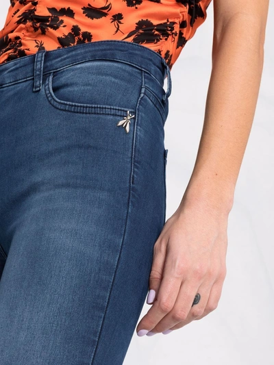 Patrizia Pepe High-waisted Skinny Jeans In Blue
