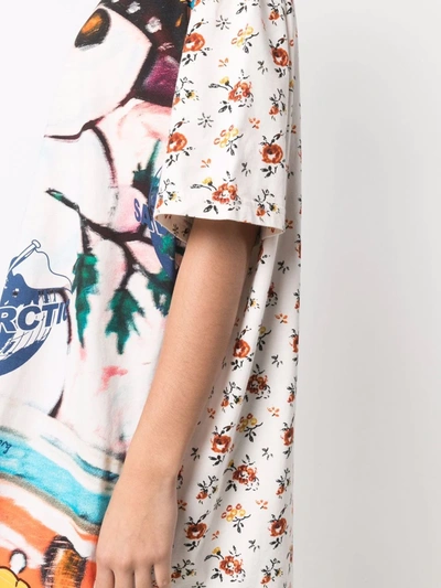 Shop Vivienne Westwood Mix Print Oversized T-shirt In Neutrals