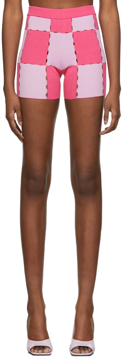 Shop Jacquemus Pink 'le Short Gelato' Shorts In 043 Multi-pink