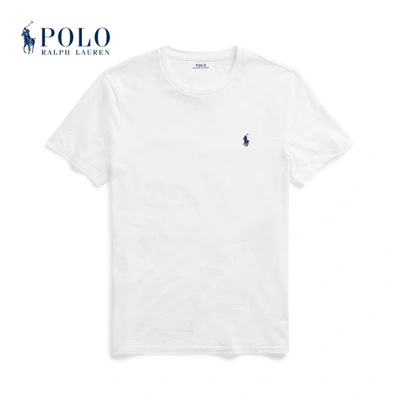 Ralph Lauren/拉夫劳伦男装 经典款定制修身版型棉质T恤RL11648 100-白色 XS