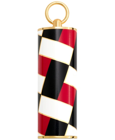 Shop Carolina Herrera Fabulous Kiss Customizable Lipstick Cap, Created For Macy's In Red Tartan
