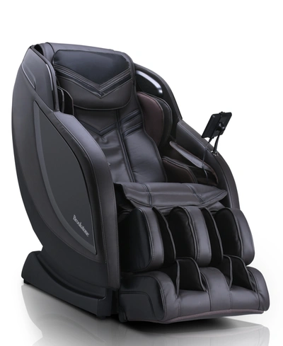 Shop Brookstone Bk-650 Massage Chair In Brown/black