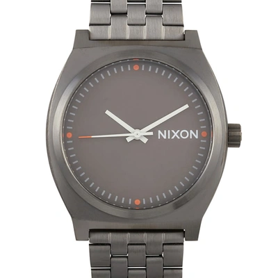 Shop Nixon Time Teller Quartz Grey Dial Mens Watch A045-2947-00