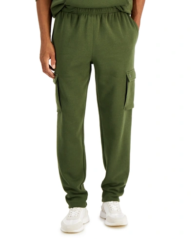Shop Ideology Id Id  Men's Cargo Jogger Pants, Created For Macy's In Deep Charcoal