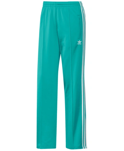 Shop Adidas Originals Adidas Women's Adicolor Classics Firebird Track Pants In Turquoise/aqua