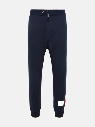 Shop Thom Browne Pantalone In Cotone Navy