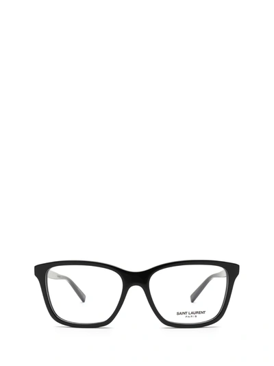 Shop Saint Laurent Sl 482 Black Glasses