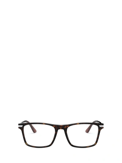 Shop Prada Pr 01wv Havana Glasses