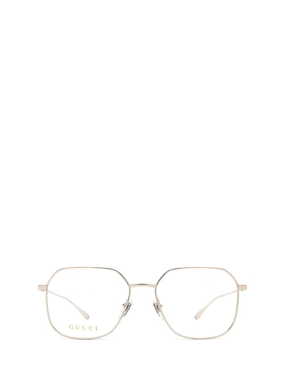 Shop Gucci Gg1032o Silver Glasses