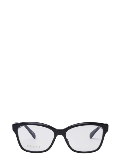 Shop Gucci Eyewear Gg0798o Black Glasses