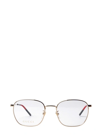 Shop Gucci Eyewear Gg0681o Gold Glasses
