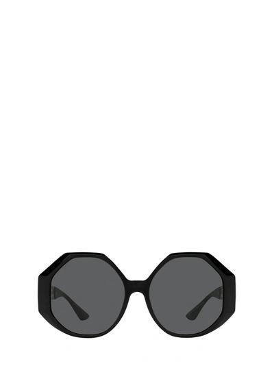 Shop Versace Ve4395 Black Sunglasses