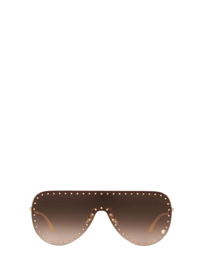 Shop Versace Ve2230b Pale Gold Sunglasses