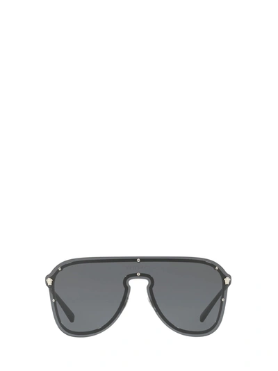 Shop Versace Ve2180 Silver Sunglasses