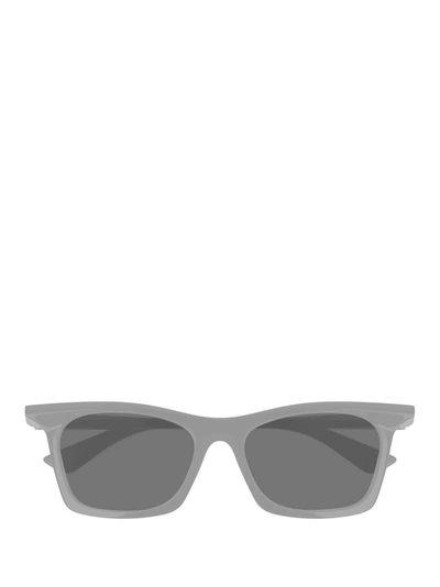 Shop Balenciaga Bb0099s Grey Sunglasses