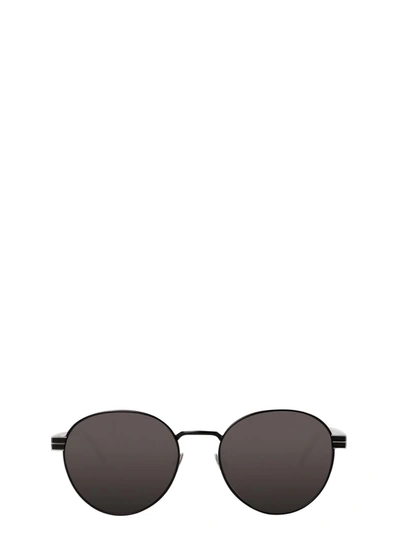 Shop Saint Laurent Eyewear Sl M65 Black Sunglasses