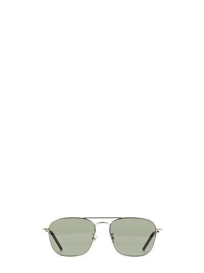 Shop Saint Laurent Sl 309 Silver Sunglasses