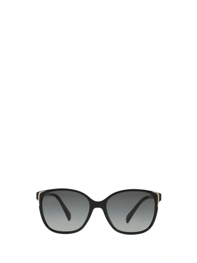 Shop Prada Pr 01os Black Sunglasses