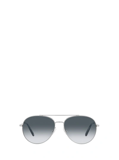 Shop Oliver Peoples Ov1286s Silver Sunglasses