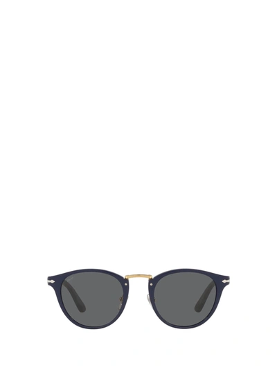 Shop Persol Po3108s Blu Sunglasses