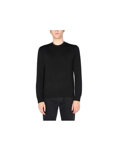 Shop Ballantyne Crew Neck Sweater In Black
