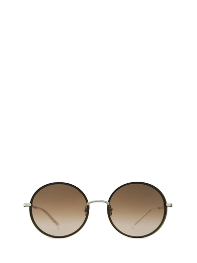 Shop Mr Leight 1967 Sl Platinum - Crystal Sunglasses