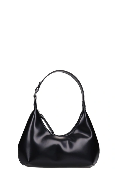 Shop By Far Shoulder Bag In Black Patent Leather