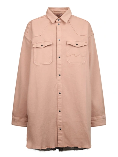 Shop 7 For All Mankind Oversize Shirt In Beige