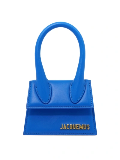 Shop Jacquemus Le Chiquito Mini Handbag In Blue