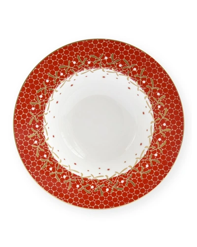 Bernardaud Noel Rim Soup Plate, 9"