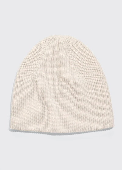 Shop The Row Ossa Cashmere Beanie Hat In Dove