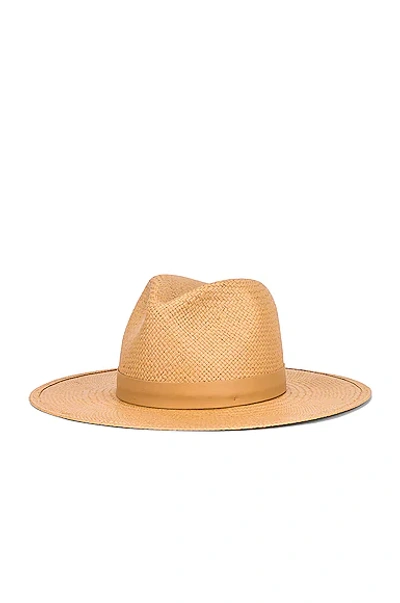 Shop Janessa Leone Simone Packable Hat In Sand