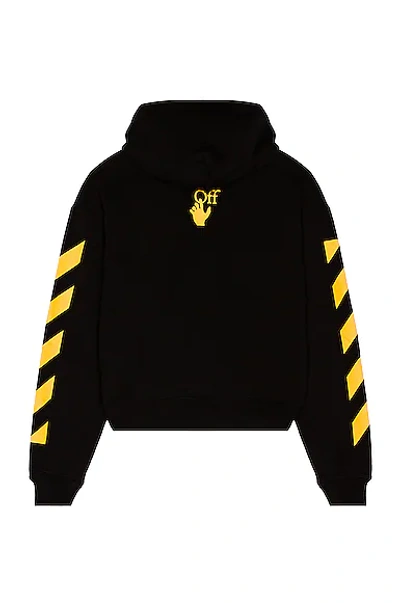 Shop Off-white Carav Painting Hoodie In Black