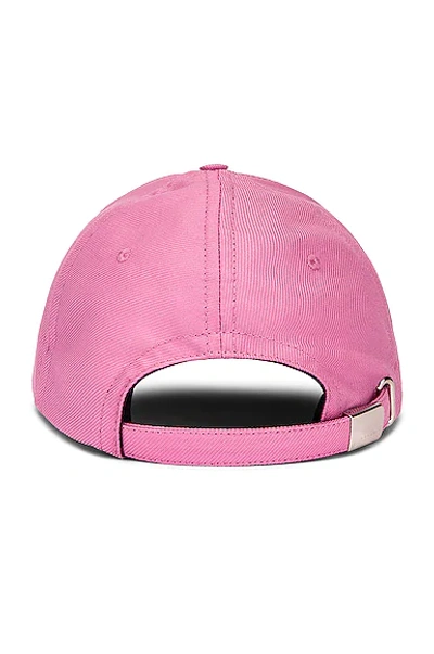 Shop Burberry Horseferry Motif Baseball Cap In Primrose Pink