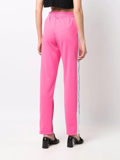 Palm Angels Classic Logo-print Stretch-woven Jogging Bottoms In Pink