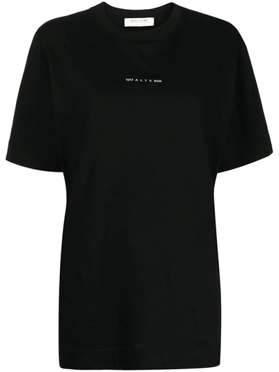 Shop Alyx Logo-print T-shirt In Black