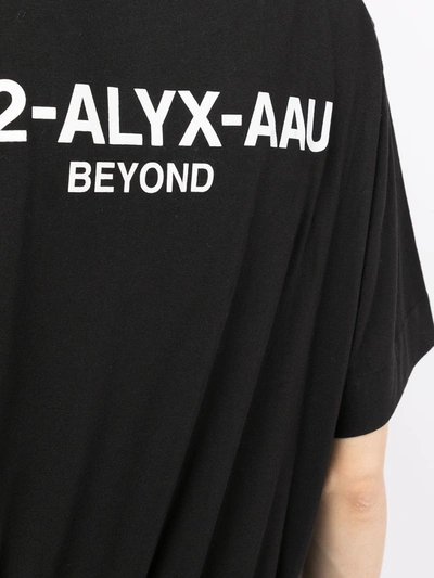 Shop Alyx Logo-print T-shirt In Black