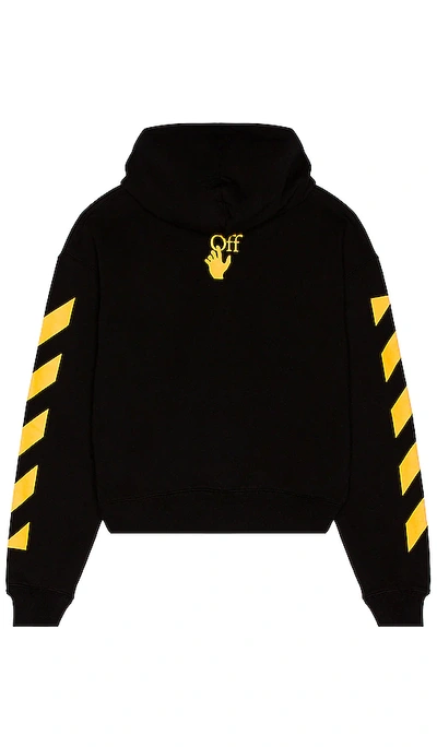 Shop Off-white Carav Painting Hoodie In Black